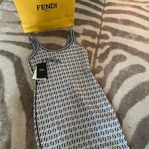Authentic Fendi tank dress worn once. Comes with Fendi storage bag.